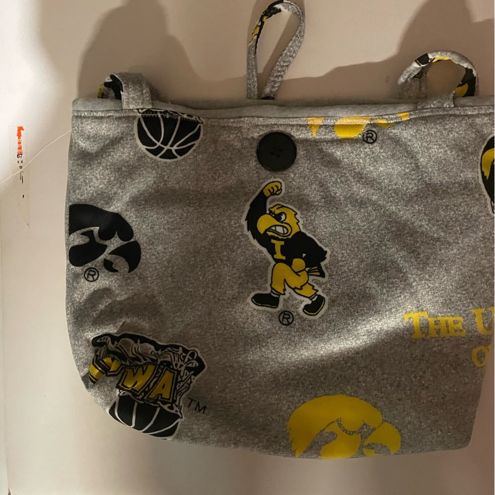 University of Iowa gray Bookbag